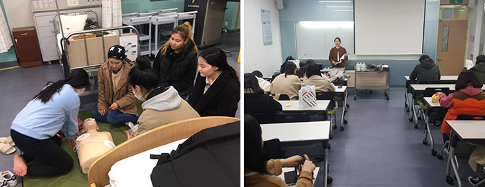 코드블루 활동 모습